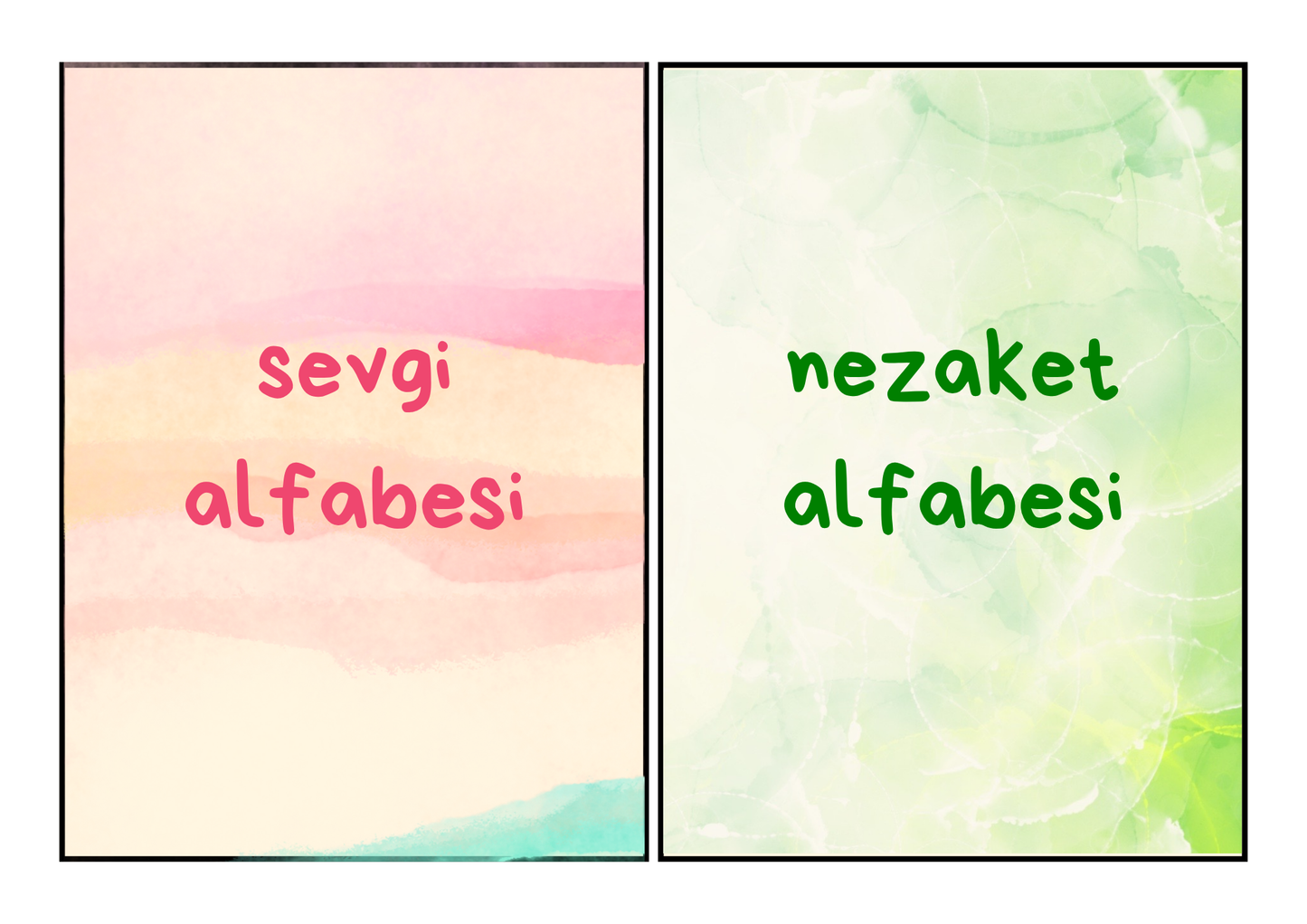 Harflerle Düşünme Günlüğüm | 3 Temalı Dijital Alfabe ve Çizim Oyunu