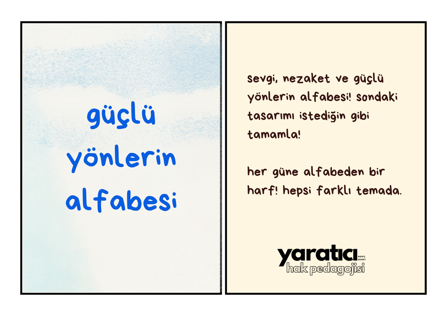Harflerle Düşünme Günlüğüm | 3 Temalı Dijital Alfabe ve Çizim Oyunu