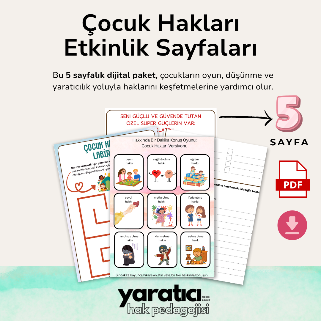 Çocuk Hakları Çalışma Kağıdı Seti