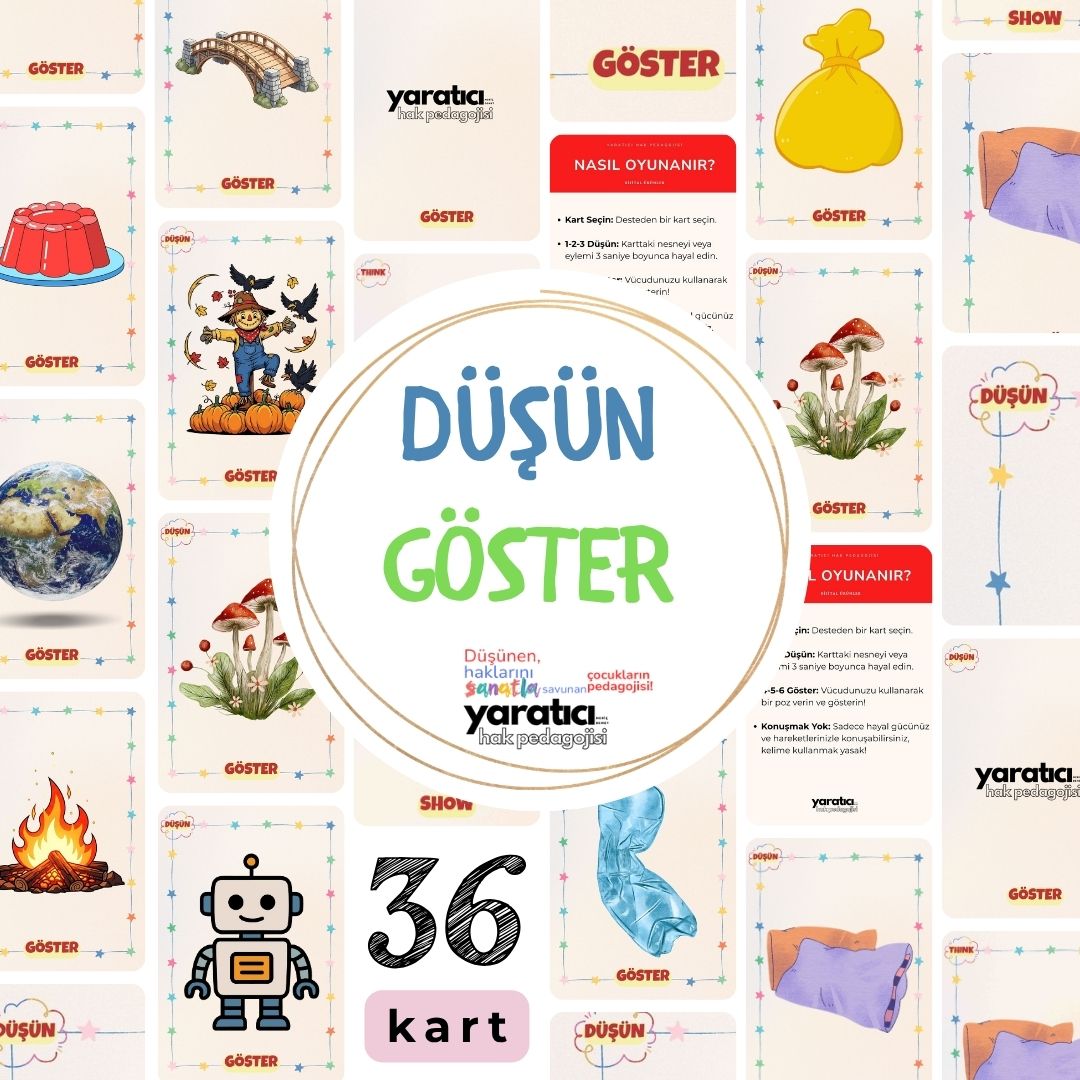 Düşün - Göster Yaratıcı Düşünme Oyunu, 36 Sayfa PDF Döküman